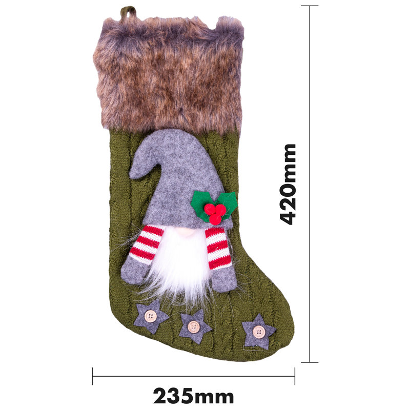 Silk Stocking Holder, Green