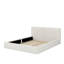 Grand lit tapissier au sol en velours-2121701334