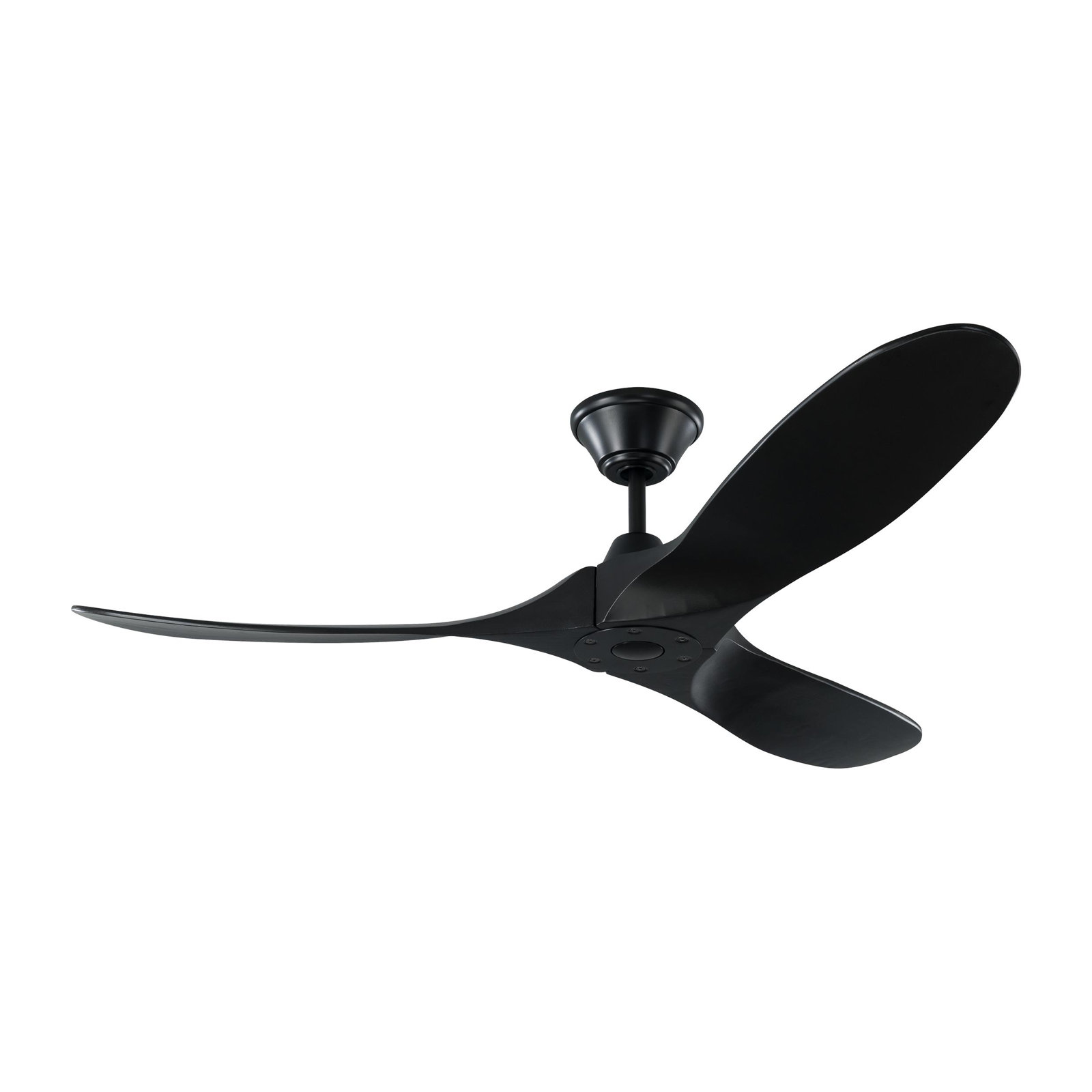 Obsidian 88" Ceiling Fan, 52", Matte Black