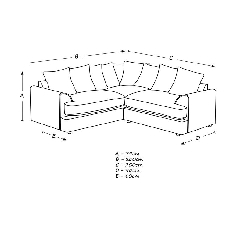Colum 2 - Piece Living Room Set, Black