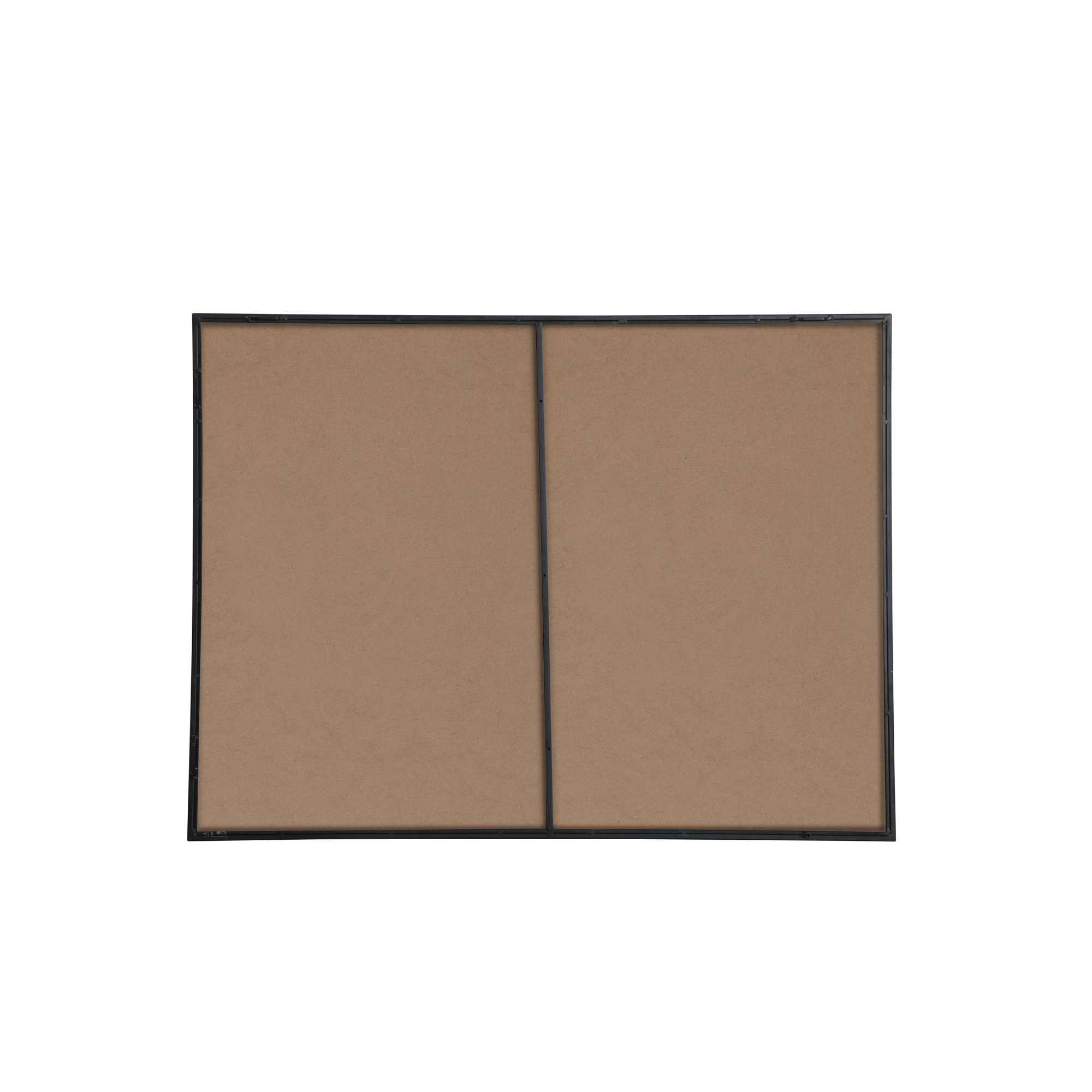 Sabine Metal Rectangle Wall Mirror, 48" x 36", Black