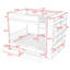 Lit superposé standard Aleiah par Isabelle & Max ™-227453691-227453684