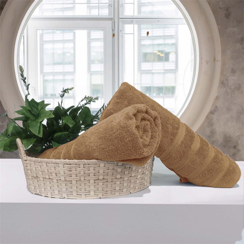 100% Cotton Bath Sheet, Brown