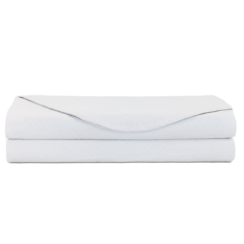 Matera Coverlet, White, Full Coverlet