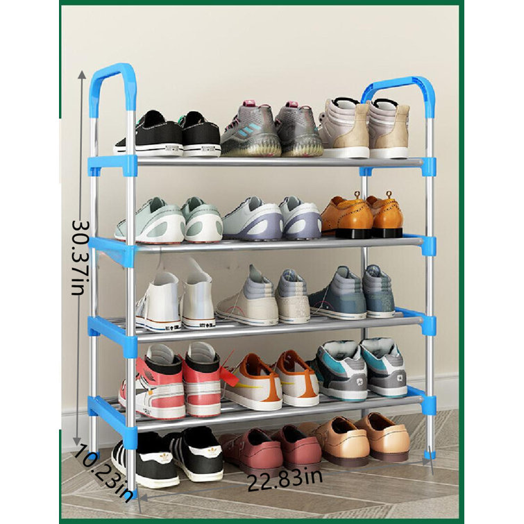 Rebrilliant 12 Pair Shoe Rack