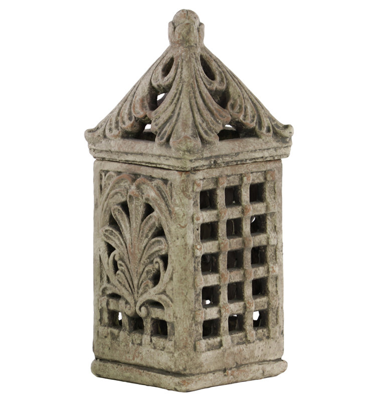 Cage à oiseaux décorative Rosalyn, H 15,25 po x l 6,5 po x P 6,5 po