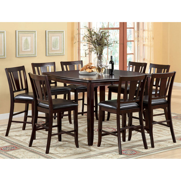 Lark Manor Ashlie 9 - Piece Extendable Dining Set | Wayfair