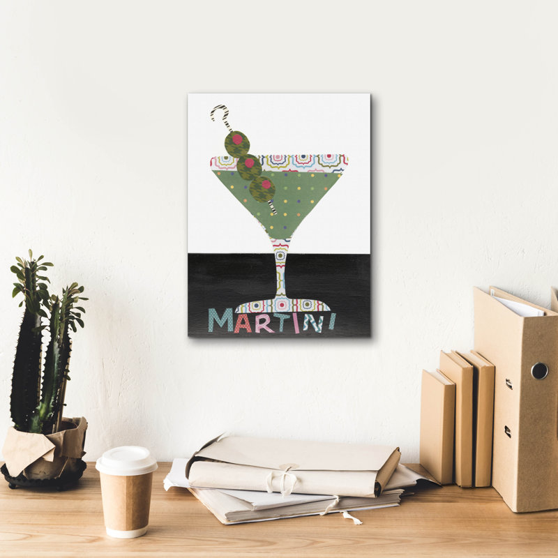 «Mix Me A Drink II» par Regina Moore, H 16 po x l 12 po x P 0,75 po