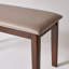 Banc rembourré robuste