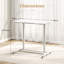 Adjustable Height Aluminium Iron Standing Desk