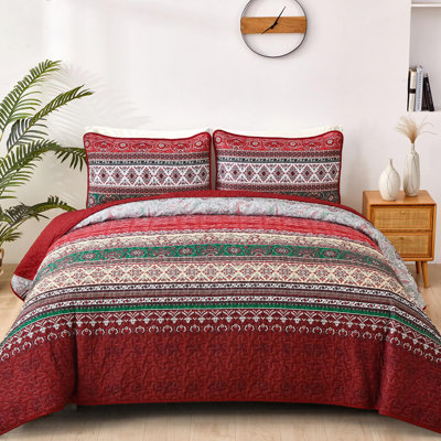 Ensemble de 3 courtepointe Boho Bohemian