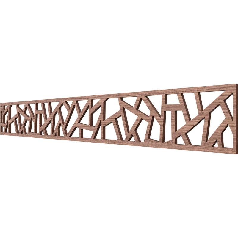 Moulure en bois Harrisburg, H 6 po x l 46,5 po x P 0,375 po, Noyer