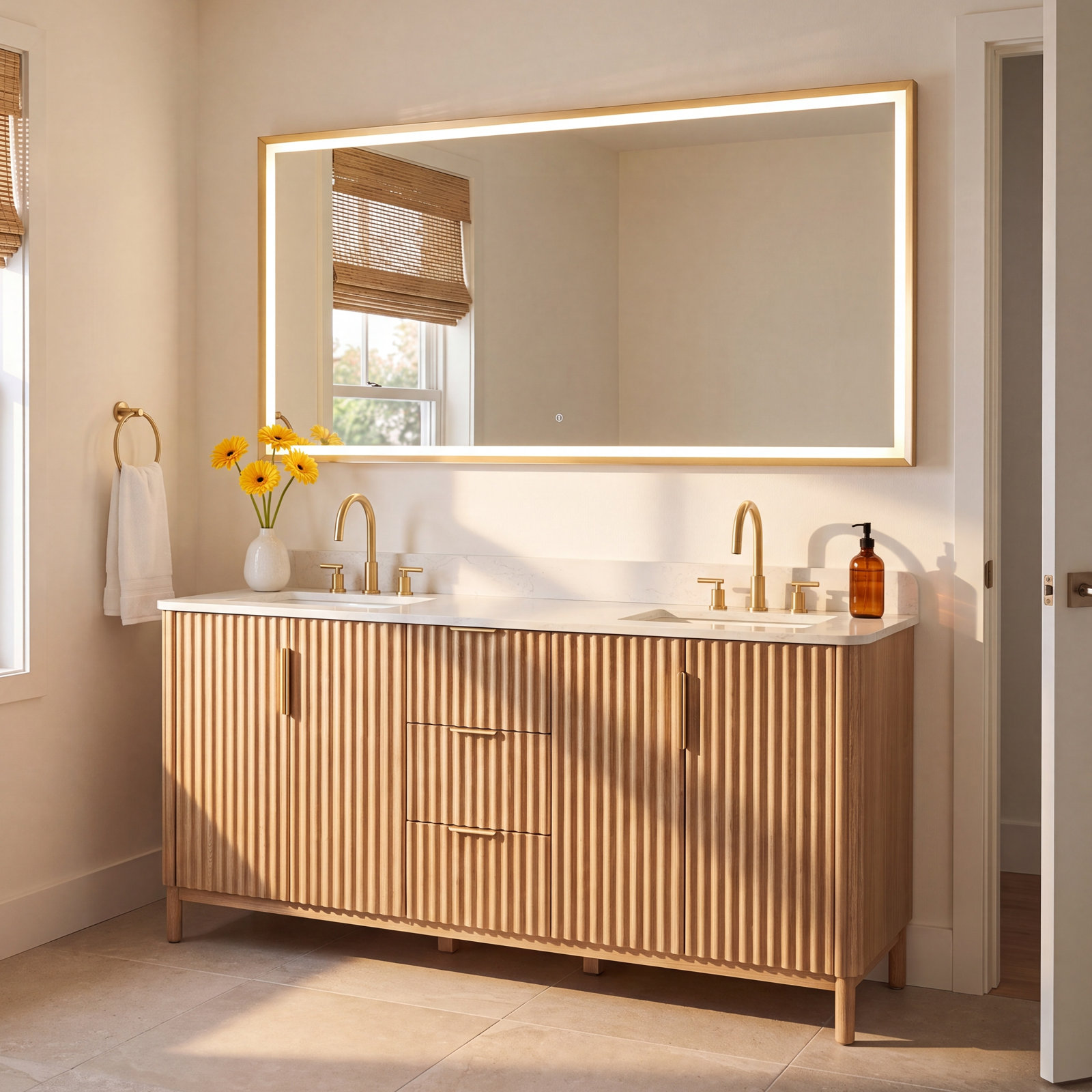 Siena 72" Double Bathroom Vanity
