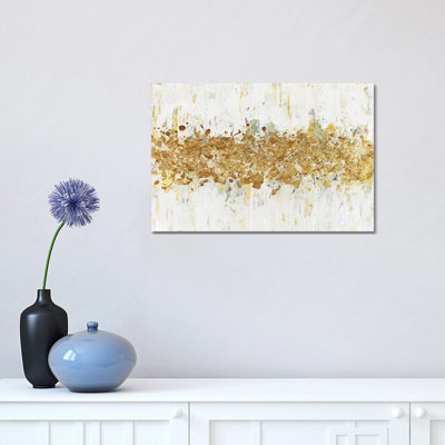 Speckles Of Gold by Nikki Chauhan - Wrapped Canvas Painting