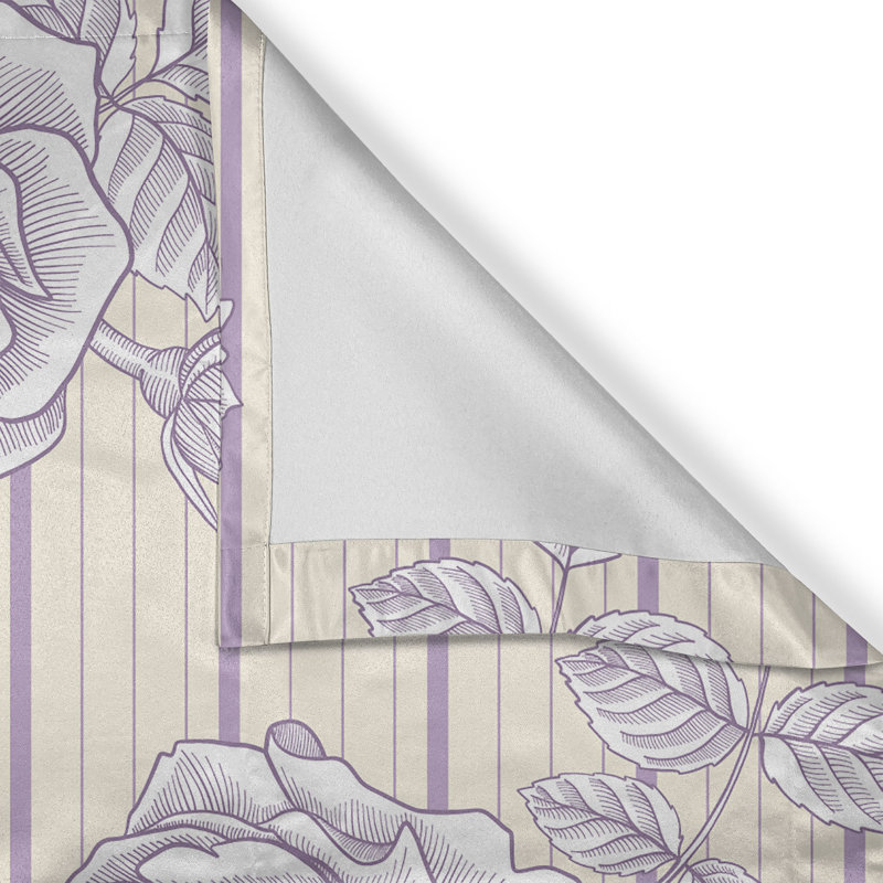Polyester Semi Sheer Curtain Pair, 140cm W x 400cm L