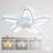 Dimmable LED Acrylic Semi Flush Mount with Remote Control