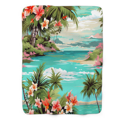 Tropical Vista - 1 Piece Premium Blanket