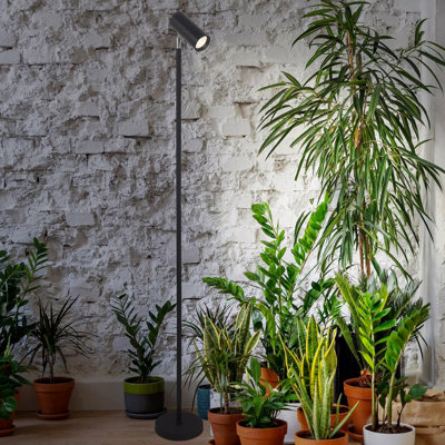 Grow Lights Stand For Indoor Plants Full Spectrum Tall Plant Light For Indoor Growing With 20w Cob Plant Light Bulb,4/8/12h Timer, Led Growth Floor Lamp For Large Plant Seedling(6 Level Height)