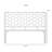 Honeycomb Open-Frame Headboard-22972336-23007634