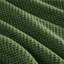 Couverture en coton ultra douce et relaxante vert été