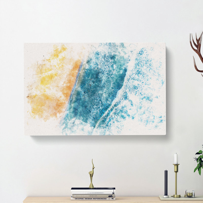 The Palm Coast In Florida - Wrapped Canvas Print, 40cm H x 60cm W x 3cm D