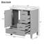 Meuble-lavabo simple 18 po avec comptoir en céramique
