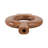 Handcrafted Mango Wood Decorative Vase With Circular Design