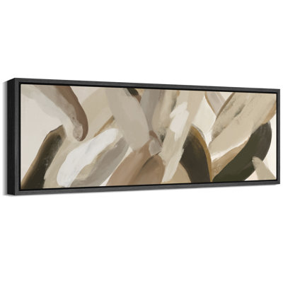 Art abstrait moderne aux tons doux