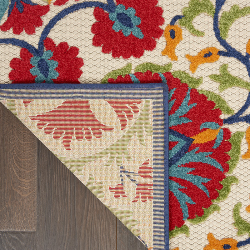 Eaglin Floral Indoor Rug, Runner 2'3" x 12'