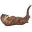 Embracing Love Mother and Child Otter Statue