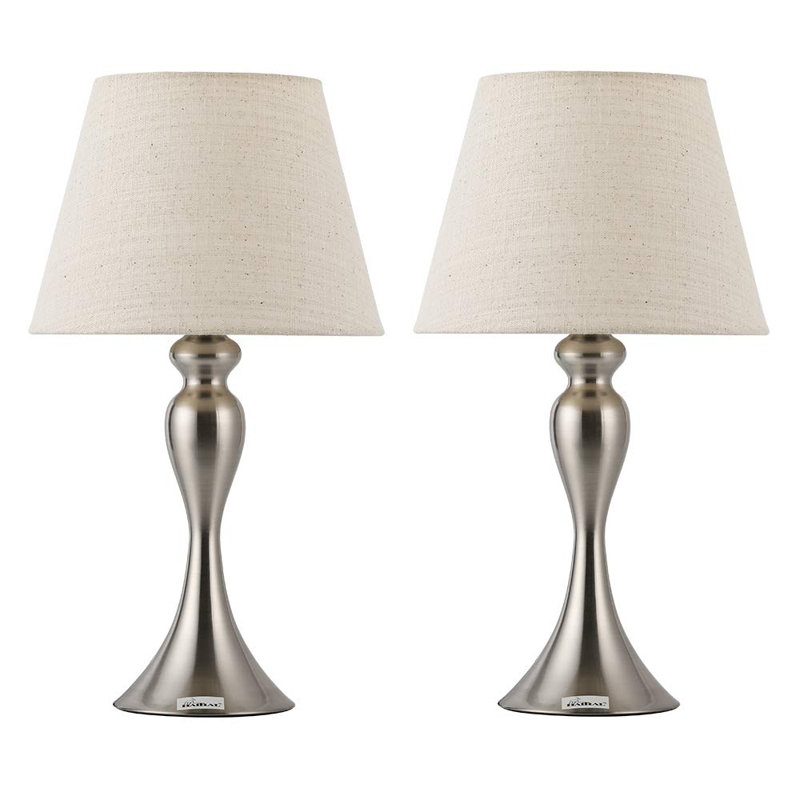 Metal Table Lamp, Sliver