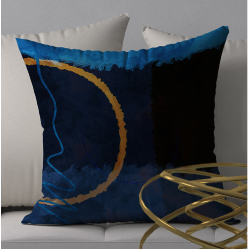 Housse de coussin décoratif carrée Ecstatic Gentle, 18 po x 18 po