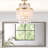     3-lights Shell Ceiling Light Fixtures Modern Brass Gold Semi Flush Mount Ceiling Light