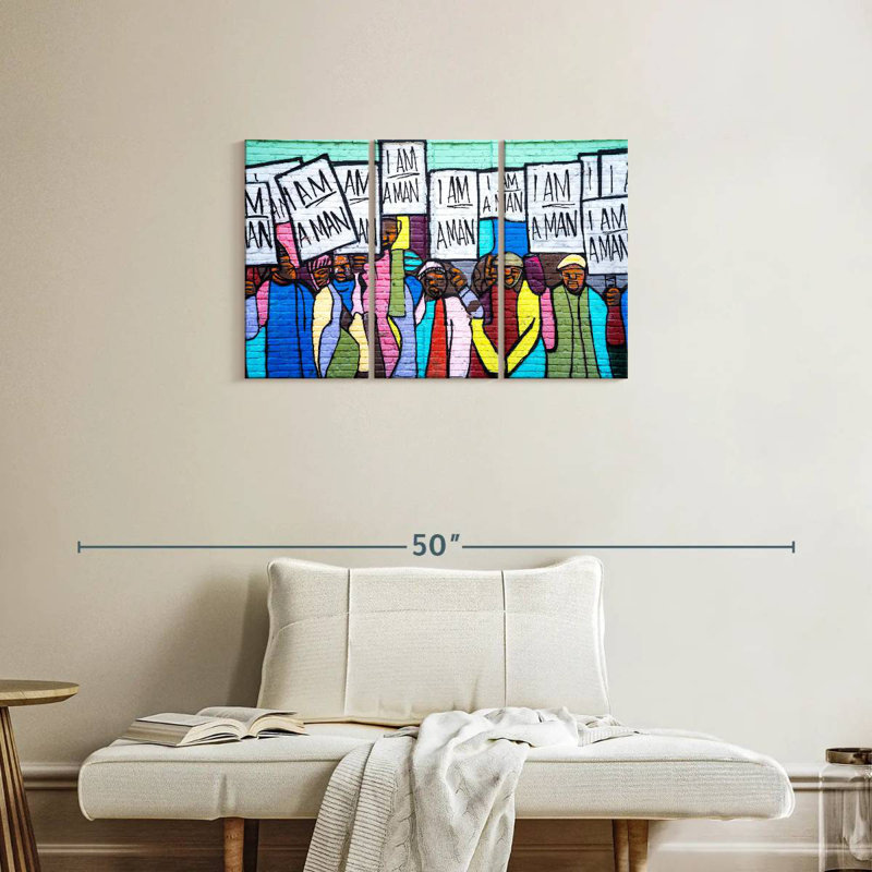 Khyia I Am A Man, 20" H x 33" W