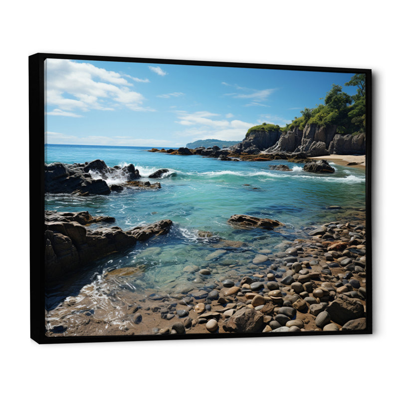 Rocky Beach Rocky Horizon II, H 12 po x l 20 po x P 1 po, Cadre flottant noir