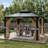 Double Roof With Aluminum Frame Patio Gazebo-110537908