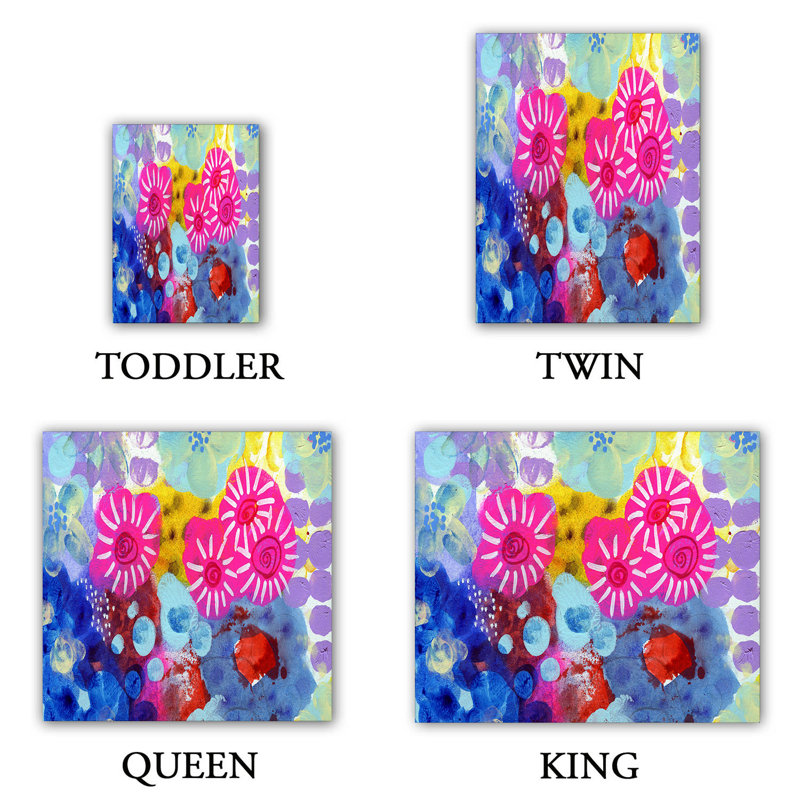  Ensemble de housse de couette en microfibre Robin Mead Jeanie, Housse de couette simple + 1 taie décorative stan