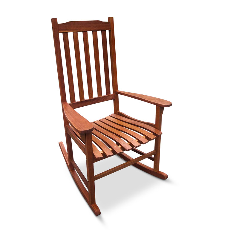 Eberly Acacia Hardwood Rocking Chair