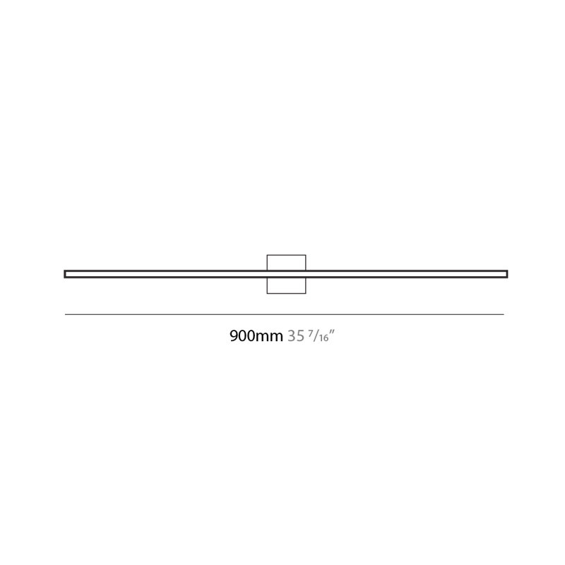Orizzonte Led Dimmable Armed Sconce, White