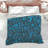Blue Geometric Symbols Comforter-130426523