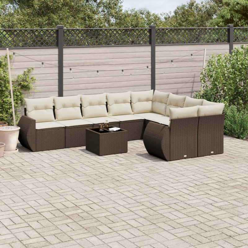 Ensemble de canapé de jardin Vidaxl