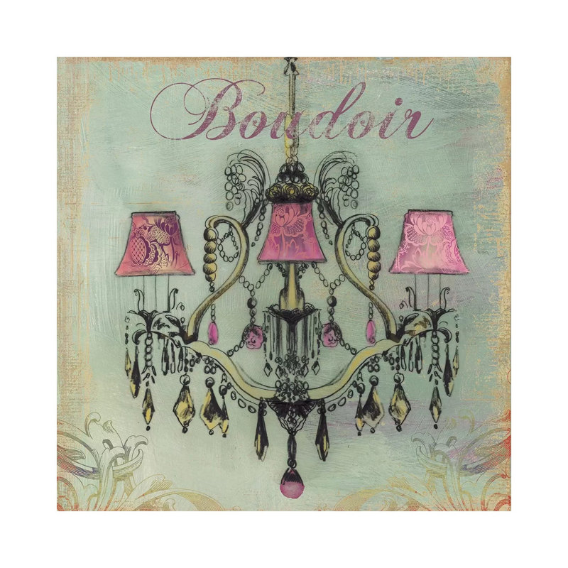 Boudoir 1 Piece Wrapped Canvas Wall Art, 66.04 cm H x 66.04 cm W x 1.91 cm D