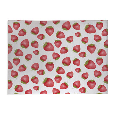 Tapis de cuisine antidérapant Summer Strawberries
