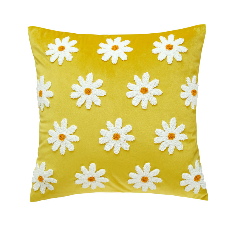 Daisies Pillow, Yellow