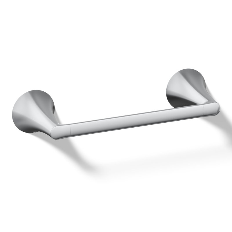 Buckley Towel Bar, 2.43" H x 11.43" L x 3.68" D, Polished Chrome