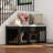 Dorien Iron and Metal Pet Furniture Style Crate with 1 Door