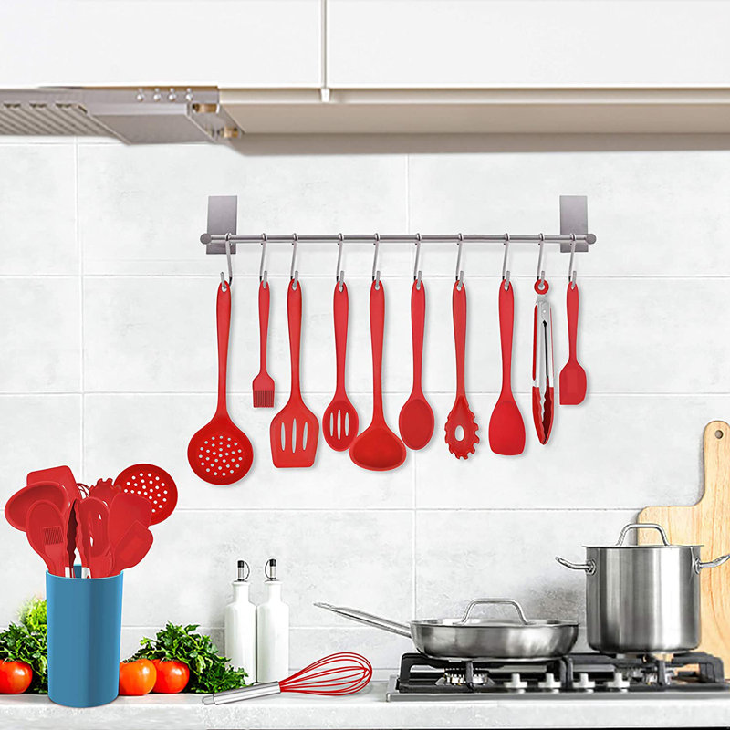 Ustensiles de cuisine antiadhésifs en silicone 11 pièces G-WELL