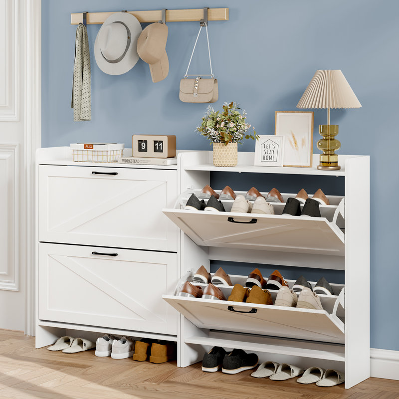 Armoire de rangement pour chaussures 12 paires Tecca