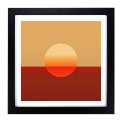 Sun Minimalism No.3 - Framed Print