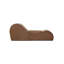 Chaise longue Solace Relaxation, conception ergonomique avec noyau en mousse haute densité à la fois doux et ferme, housse amovible lavable à la machine, brun